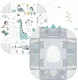 Ricokids Nessi 3-in-1 Interactive Educational Play Mat, 110 x 100 cm