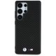 BMW Leather Carbon MagSafe Case for Samsung Galaxy S25 Ultra - Black