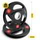 4FIZJO Rubber Coated Olympic Weight Plates 2 x 5 kg (51 mm)