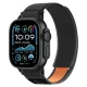 Tech-Protect Nylon Elite strap for Apple Watch 44/45/46/49 mm, black-orange