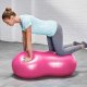 Exercise Fitness Gym Pilates Yoga Peanut Ball - Silver, 50 cm