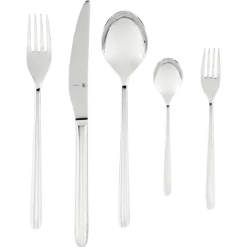 WMF Flame Plus Cutlery Set, 30 Pieces, Cromargan protect