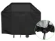 Waterproof Garden BBQ Grill Cover 250x120cm, Black