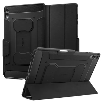 Dėklas Spigen Rugged Armor Pro planšetei Samsung Galaxy Tab S11 Ultra 14.6, juodas