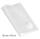 Vacuum Storage Bag for Clothes & Bedding, 50x70 cm, Transparent