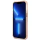 Guess Gold Outline Translucent MagSafe Case for iPhone 13 / 13 Pro, Pink