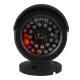 Centrumelektroniki IR1800 B Dummy Security Camera with LED, Black