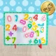 Wooden Magnetic Numbers Set with Magnetic Board and Marker