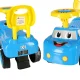 Step Car with Push Handle Kids Ride On Toy Vehicle, Blue