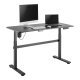 Ergo Office ER-434 Electric Standing Desk, 140x60cm, Grey