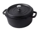 Casserole Pot with Non-Stick Coating and Lid, 4L, Induction/Gas, Black
