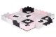 Foam Puzzle Play Mat with Fence for Ball Pit 36 Tiles ECOTOYS