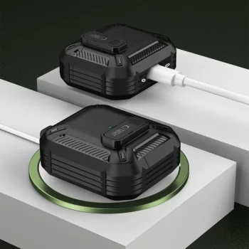 Tech-Protect Carbonox Case for AirPods 4, Black