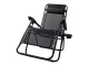 Folding Garden Lounger 2-in-1 Zero Gravity, Black