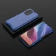 Honeycomb Case Cover with TPU Bumper for Xiaomi Redmi K40 Pro+ / K40 / Poco F3, Blue
