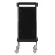 Gabbiano FX11-F Hairdressing Trolley, Black