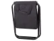 Folding Camping Chair with Cooler Bag, Black