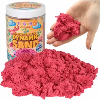 TUBAN Dynamic Kinetic Magic Sand in a Jar 1 kg, Pink