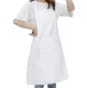White Kitchen Apron, 70x60 cm