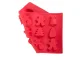 Christmas Silicone Baking Mold for 15 Cookies, Red