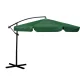Plonos 488001 Folding Garden Parasol with Cover, 350 cm, Green