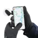 Touchscreen Winter Sports Gloves, Size L, Non-Slip, Black