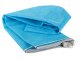 Large Beach and Picnic Mesh Mat, Waterproof, 200x150 cm, Blue