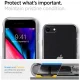 Apple iPhone 7 / 8 / SE (2020) (2022) 4.7\" Spigen Liquid Crystal TPU Case Cover, Transparent