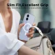 Tech-Protect FlexAir MagSafe Case for iPhone 17, Clear Glitter