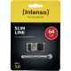 USB Flash Drive Intenso Slim Line 64GB USB 3.0, Black