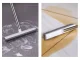 Silicone rubber broom brush for sweeping with metal stick 120 cm