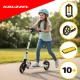 Kruzzel Hyperion Folding Scooter for Kids and Adults, up to 100kg, 200mm