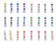 Acrylic Artistic Paints, 24 tubes