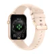 Colmi C28 Smartwatch, Gold (Silicone Strap)