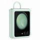Samsung Galaxy Z Flip 5 ( SM-F731B/DS ) Original Silicon Case Cover with Ring, Green (EF-PF731TMEGWW)