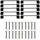 Furniture Handles Ruhhy 24190, Matte Black, 10 pcs