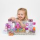 Magnetic Building Blocks for Kids 140 Piece Creative Construction Cubes, Pink