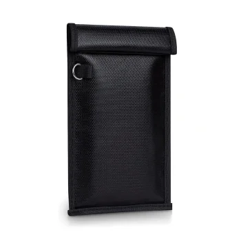 Fireproof RFID Phone Case OTN-27 with Signal Blocker 27x12.3 cm - Black