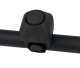 Electric bicycle bell with loud sound, black