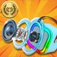 Bakalu KZ1236 Portable Wireless Bluetooth Karaoke Speaker with 2 Mics, RGB