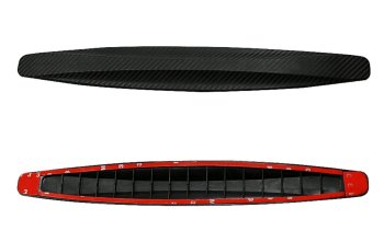 Rubber Car Bumper Protector Guard 2 Pack, Black