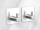 Self-Adhesive Metal Hooks No Drilling 4 pcs