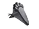 Solar LED Garden Paw Print Lights, 4 Pcs, Black