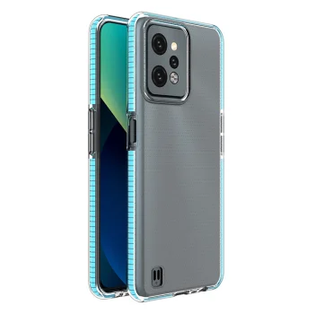 Case for Realme C31 Spring Case with Frame, Light Blue