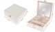 Beautylushh Jewelry Box Organizer with Mirror and Lock, White