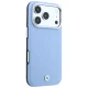 BMW Sign Deboss Quilted Metal Logo MagSafe Case for iPhone 17 Pro / 18 Pro - Blue