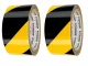 Yellow-Black Warning Adhesive Tape 49mm x 18m