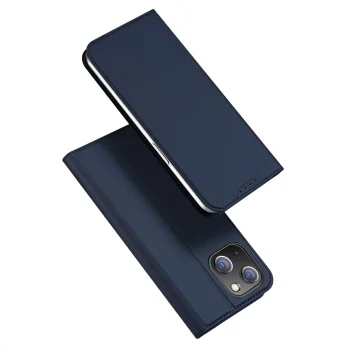 Apple iPhone 15 6.1'' DUX DUCIS Skin Pro Cell Phone Book Case Cover, Blue