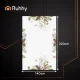 Ruhhy 00026378 Christmas Tablecloth, 140x220 cm, White