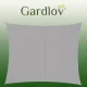 Gardlov Rectangular Sun Shade Sail 3x2 m, Grey